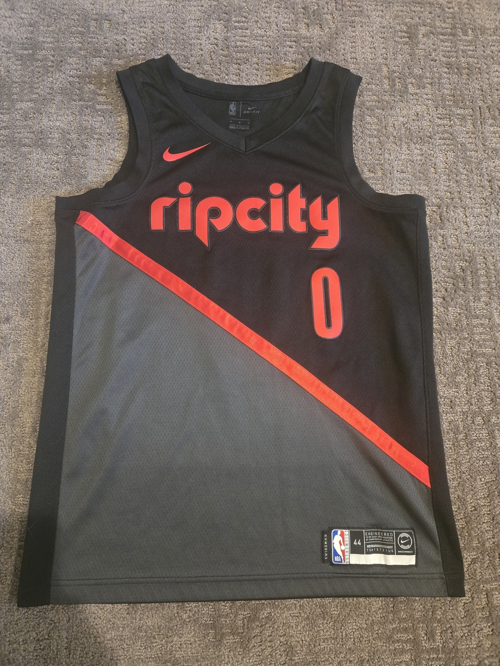 Nike Rip City Portland Trail Blazers Damion Lillard Basketball Jersey